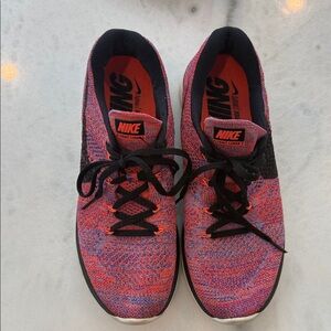 Nike Multicolor Flyknit Lunar 3 Sneakers Size 10.5